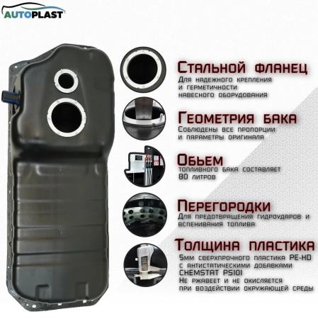 Бак топливный Kia Sorento (2002-2009) PFT-29KSA