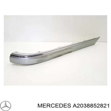 Молдинг бампера заднего Mercedes C W203 (2000-2007) 3515962