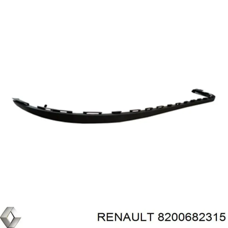 Юбка бампера переднего Renault Clio (2005-2012) 605525J