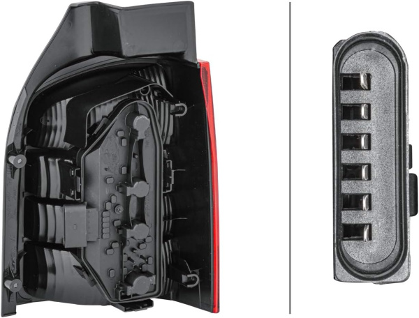 Фонарь задний левый Volkswagen Transporter T5 (2003-2015) 95680723