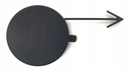 Заглушка (решетка) в бампер передний Volkswagen Passat CC (2008-2017) 95G1079