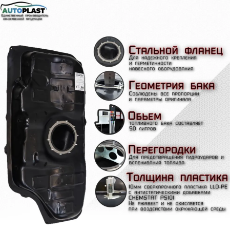 Бак топливный Hyundai Elantra AD (2016-) PFT-128KCBD