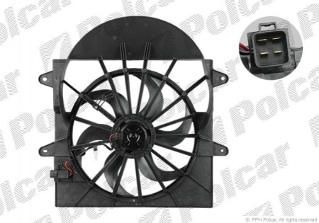 Вентилятор радиатора Jeep Grand Cherokee WK (2004-2010) 343123W1