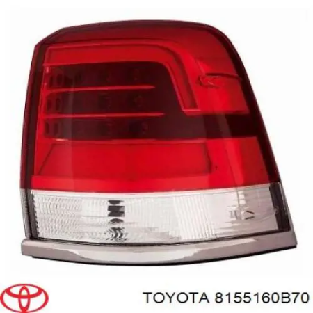 Фонарь задний правый Toyota Land Cruiser J200 (2008-2021) 81360708