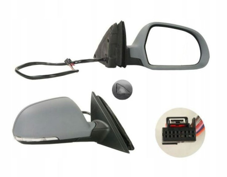 Зеркало наружное правое Skoda Superb (2008-2015) 75261044