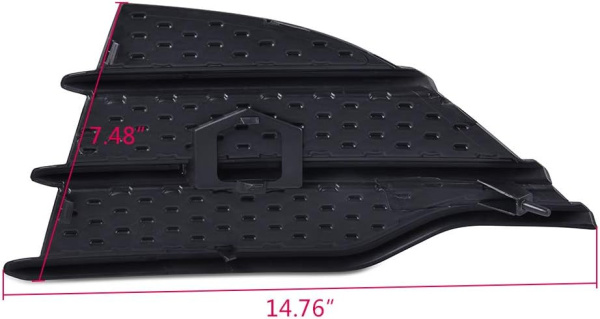 Заглушка (решетка) в бампер передний Ford Escape (2013-2019) 2579997