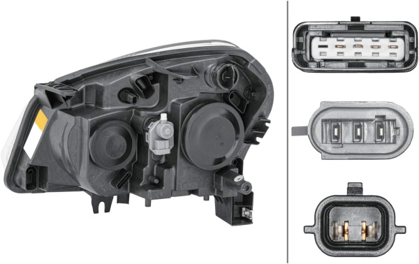 Фара правая Nissan Qashqai (2007-2014) 16170122