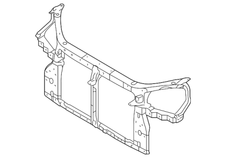 Передняя панель крепления облицовки (телевизор) Hyundai Tucson JM (2004-2010) 404704