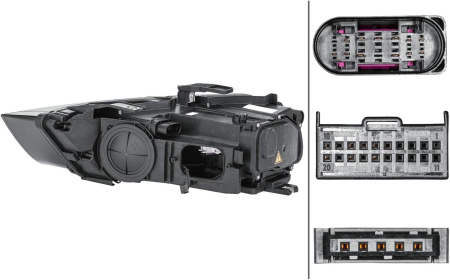 Фара правая Audi Q3 8U (2011-2018) 00410184