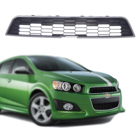 Заглушка (решетка) в бампер передний Chevrolet Aveo T300 (2012-2024) 1236990