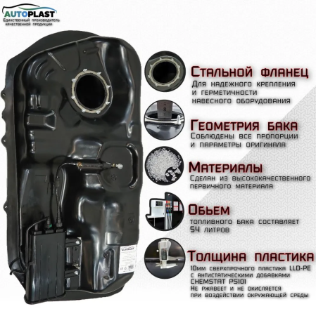 Бак топливный Kia Sportage (2010-2016) PFT-50KS3