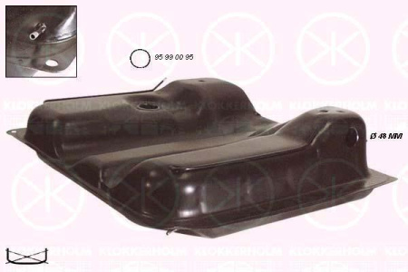 Бак топливный Volkswagen Transporter T3 (1980-1992) 9557009