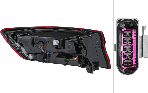 Фонарь задний правый Audi A4 B9 (2015-) 00430712