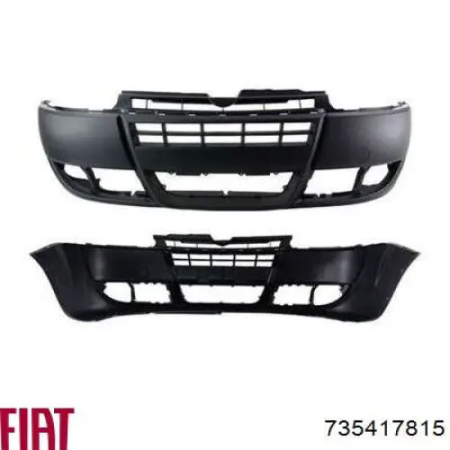 Бампер передний Fiat Doblo (2000-2015) FIA07DO008T