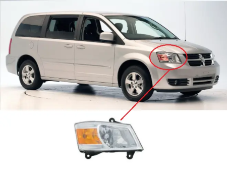 Фара правая Chrysler Voyager (2008-) 09700122V