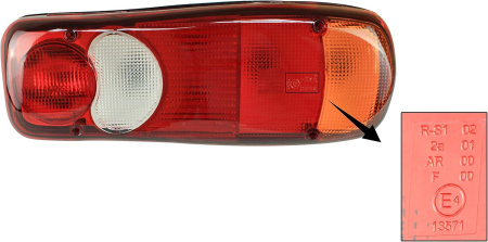 Фонарь задний правый Citroen Jumper (2006-2017) 20980714