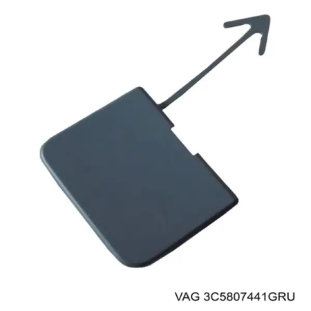 Заглушка (решетка) в бампер передний Volkswagen Passat B6 (2005-2010) 9555969