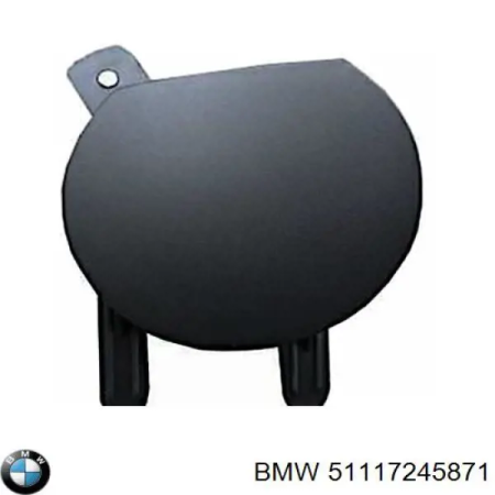Заглушка (решетка) в бампер передний BMW 3 F30/F31/GT F34 (2012-2020) 0063981