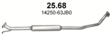 Глушитель Suzuki Swift (2004-2011) 2568