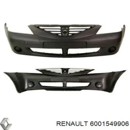 Бампер передний Dacia Logan (2004-2012) 1301900