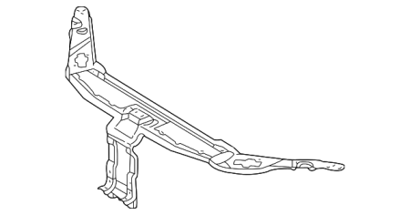 Передняя панель крепления облицовки (телевизор) Mercedes S W220 (1998-2005) 3517200