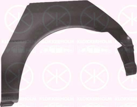 Арка задняя левая Ford Fiesta (1989-1996) 2562591