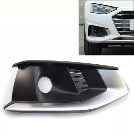 Заглушка (решетка) в бампер передний Audi A4 B9 (2015-) 00439941